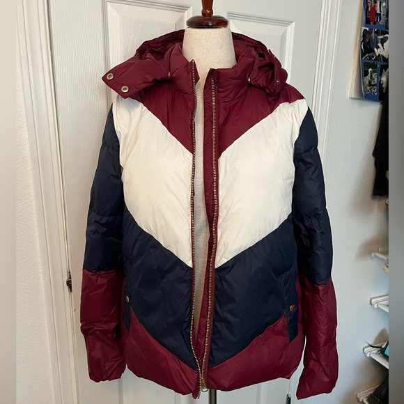 NWT Jcrew Colorblock Puffer with Primaloft XL - Picture 2 of 9